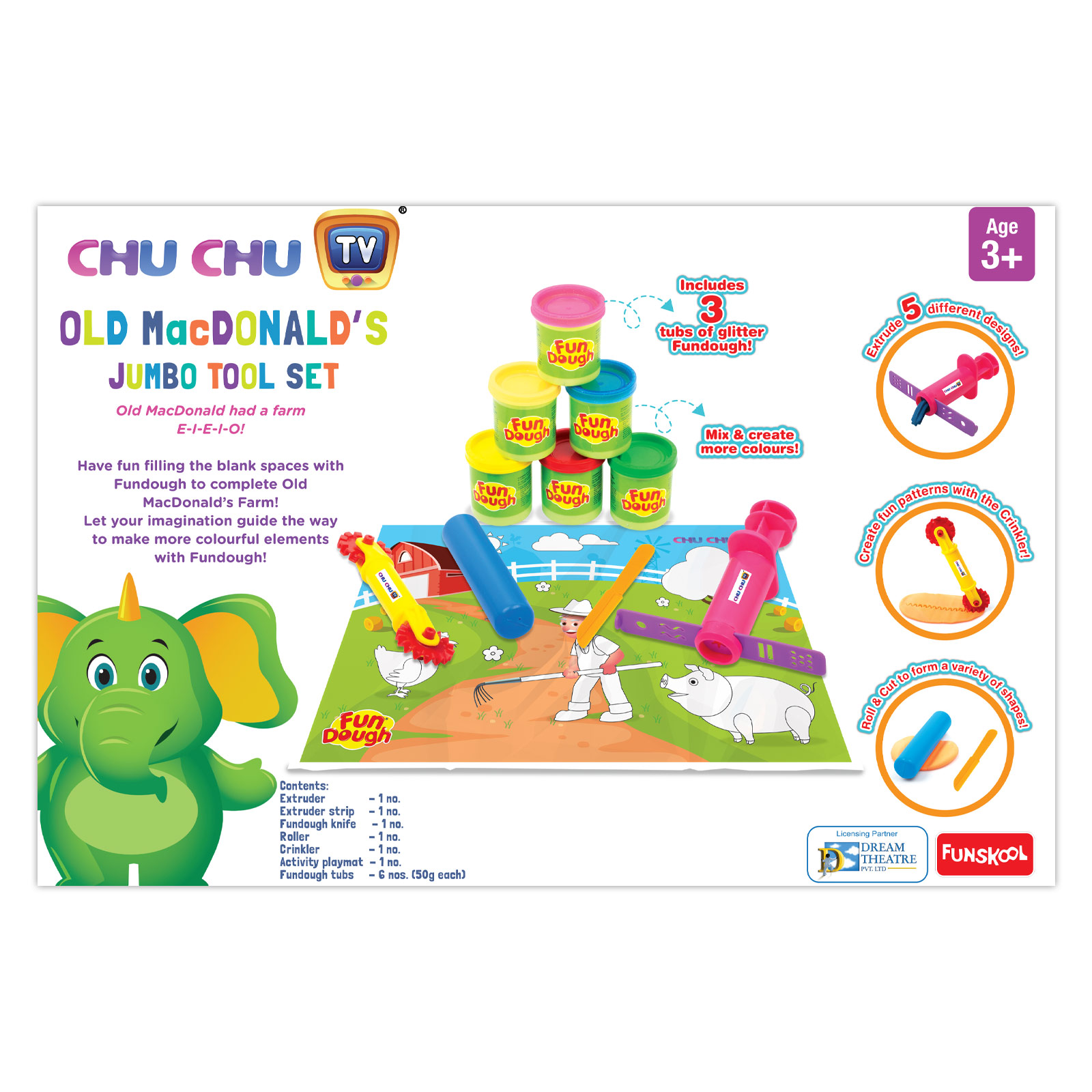 ChuChuTV Old Mac Donald's Jumbo Tool Set