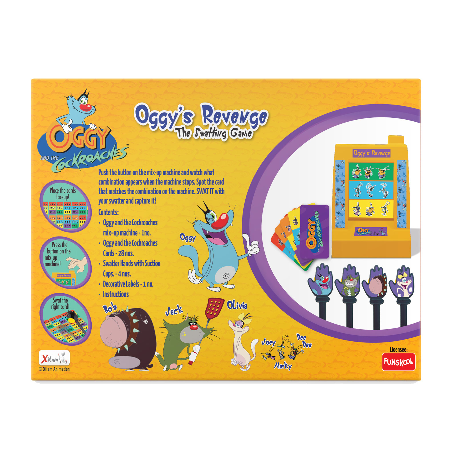 Oggy's Revenge Swatting Game